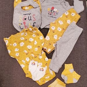 Sold-9 peice matching lot